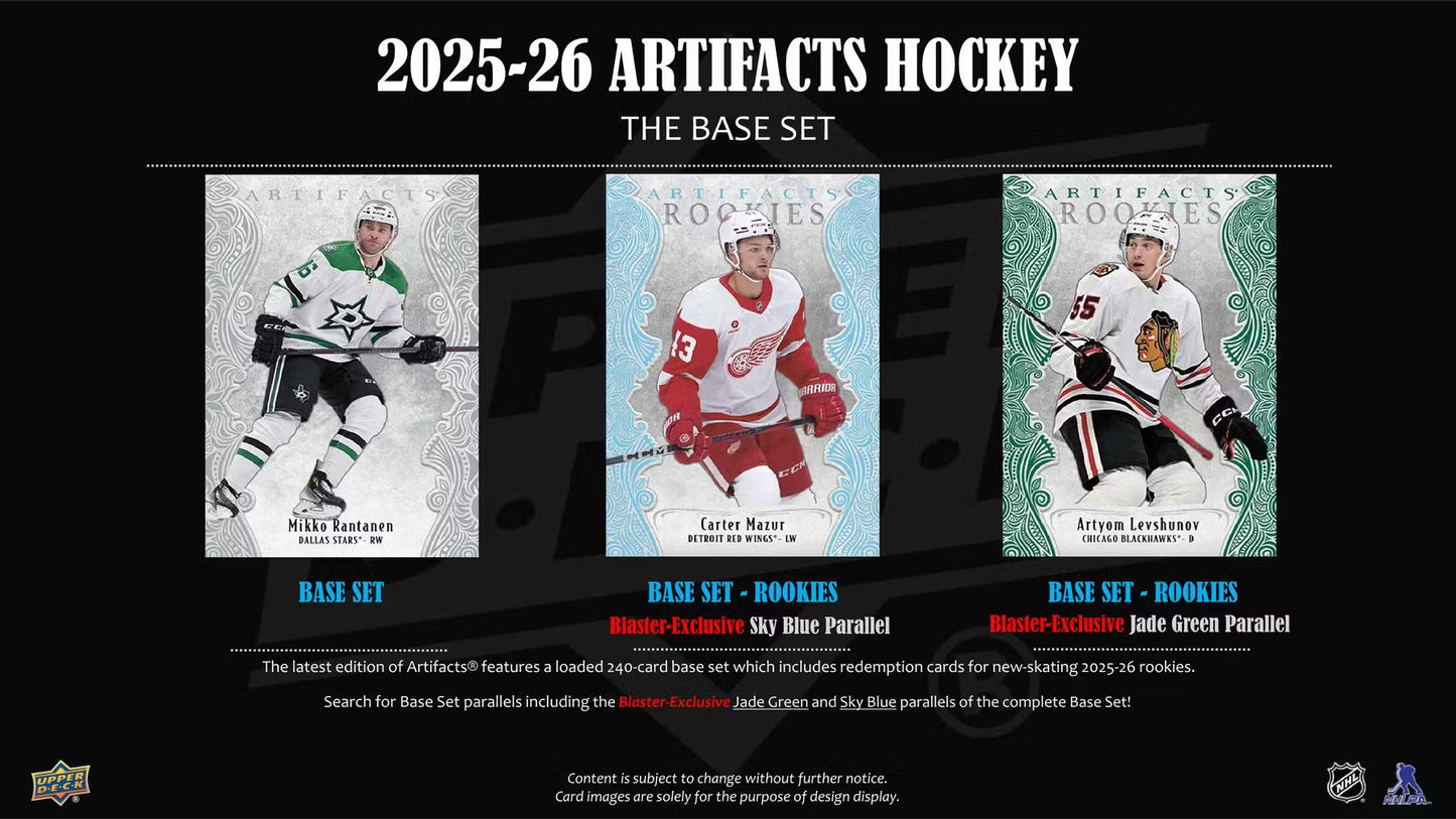 2025/26 Upper Deck Artifacts Hockey Blaster Pack (Presell)