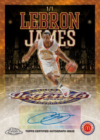 2025 Topps Chrome McDonald's All American Basketball Hobby 3-Pack Bundle (Presell)