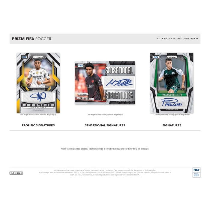 2025-26 Panini Prizm FIFA Soccer Hobby 3-Pack Bundle (Presell)