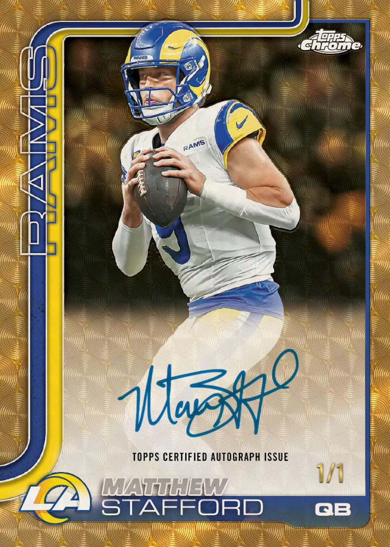 2025 Topps Chrome Football Hobby 3-Pack Bundle