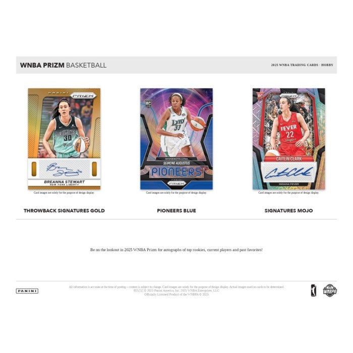2025 Panini Prizm WNBA Basketball Hobby Pack (Presell) (Single Pack)