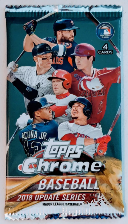 2018 Topps Chrome Update Baseball Pack