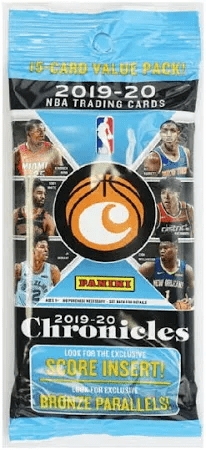 2019/20 Panini Chronicles Basketball Cello Fat Pack - Collectors Playbook