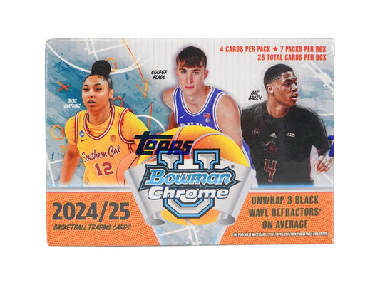 2024/25 Bowman University Chrome Basketball Blaster Pack - Collectors Playbook