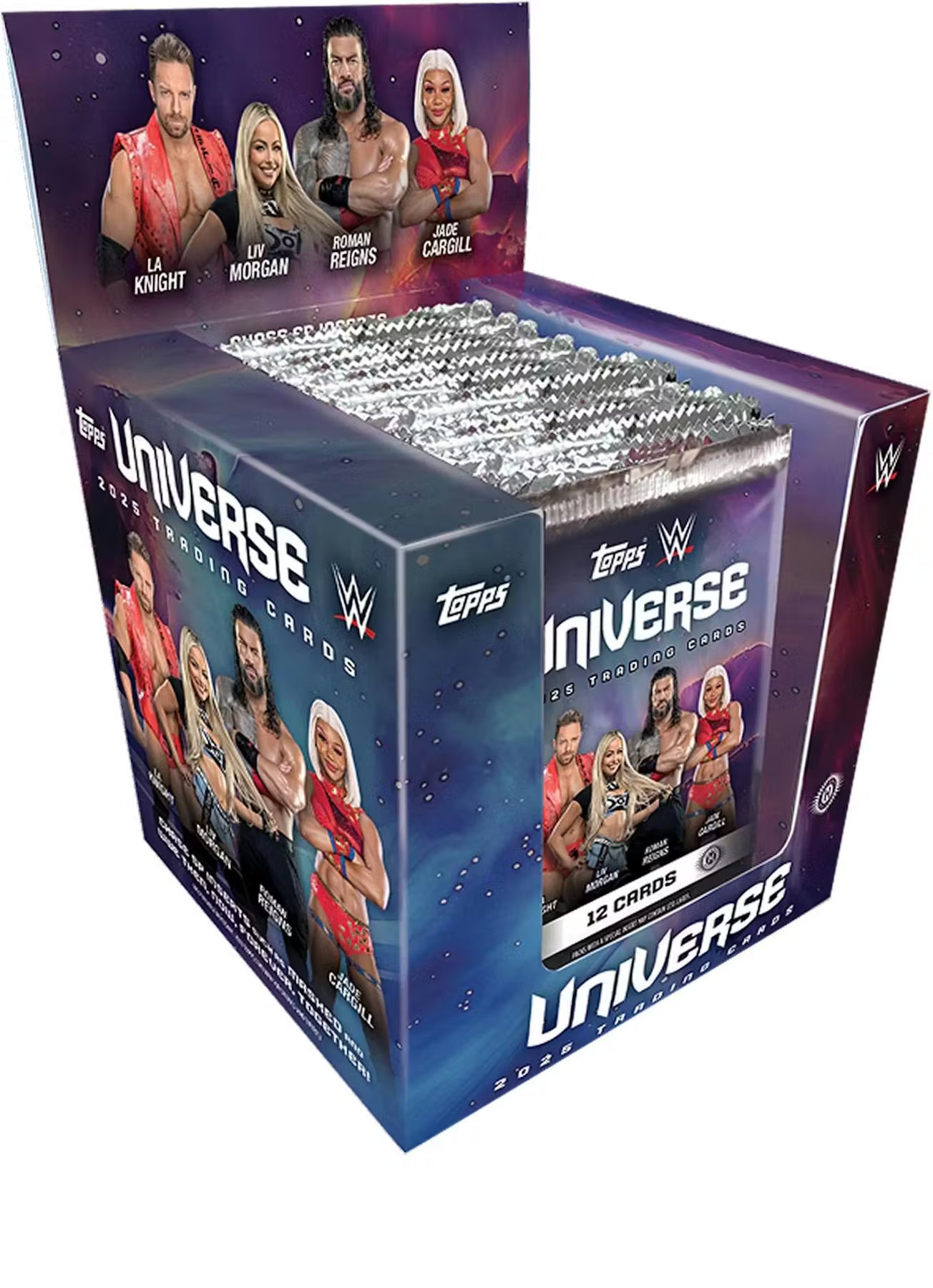 2025 Topps WWE Universe Wrestling Hobby 3-Pack Bundle (Pre Order) (Single Packs)