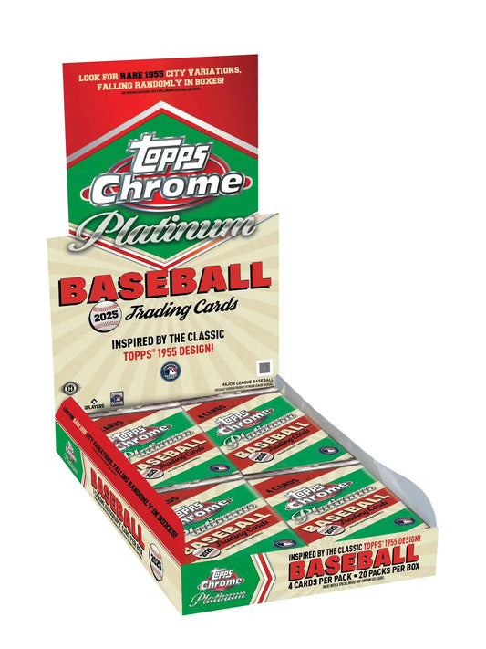 2025 Topps Chrome Platinum Baseball Hobby Pack (Presell)