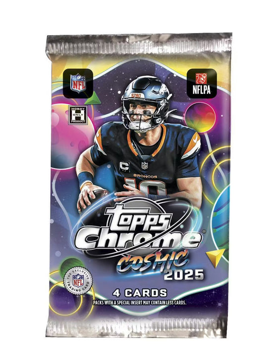 2025 Topps Cosmic Chrome Football Hobby Pack (Presell)