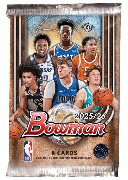 2025/26 Bowman Basketball Hobby Pack (Presell)
