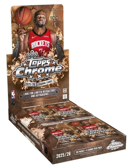2025/26 Topps Chrome Cactus Jack Basketball Hobby 3-Pack Bundle (Pre Order)