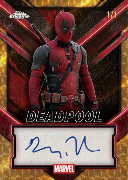 2025 Topps Chrome Deadpool Hobby Pack (Pre Order) (Single Pack)