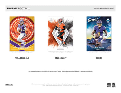 2025 Panini Phoenix Football Hobby 3-Pack Bundle (Presell)