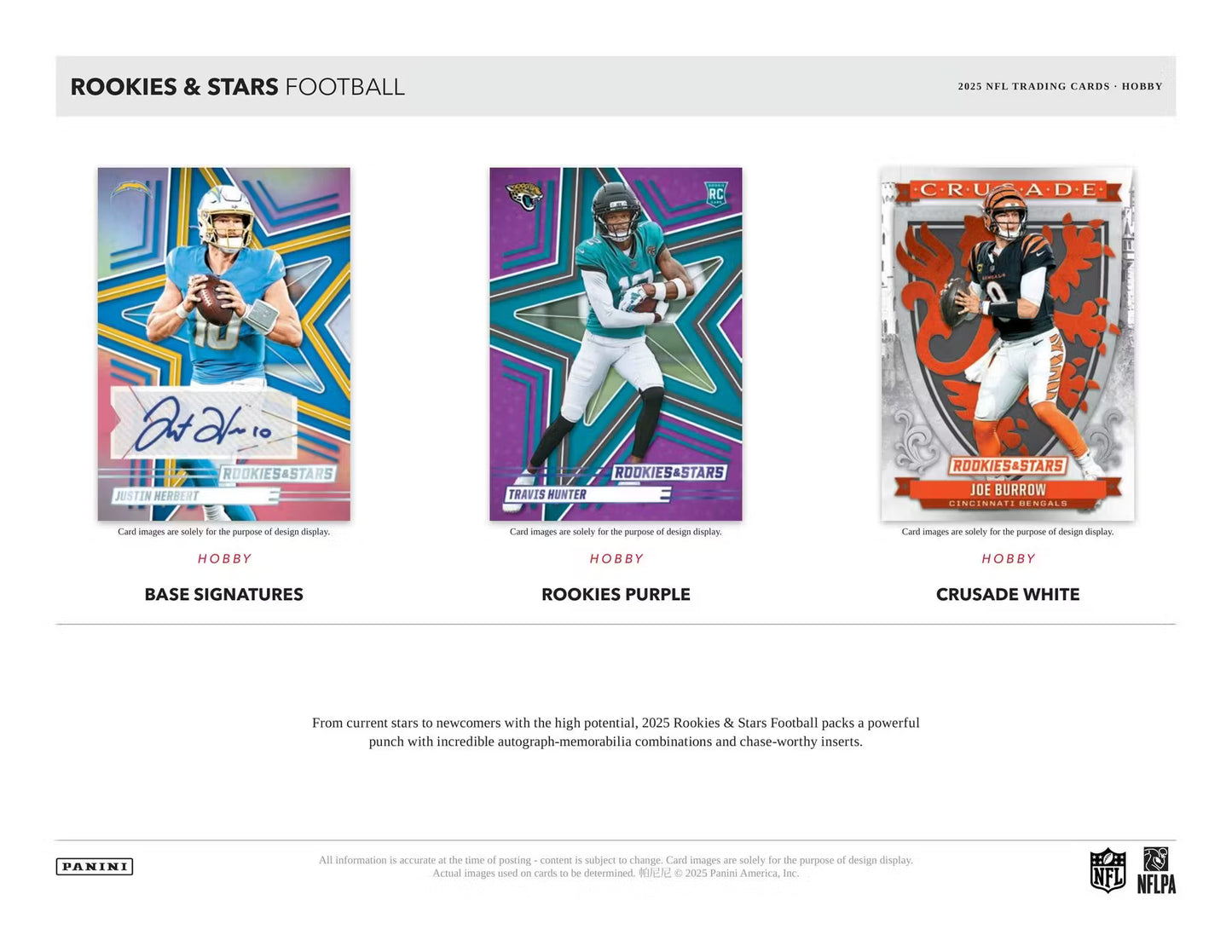 2025 Panini Rookies & Stars Football Hobby Pack (Presell)