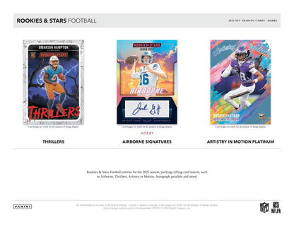 2025 Panini Rookies & Stars Football Hobby Pack (Presell)