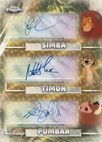 2026 Topps Disney Chrome Hobby 3-Pack Bundle (Pre Order)