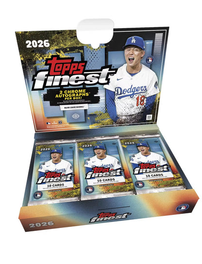 2026 Topps Finest Baseball Hobby 3-Pack Bundle (Pre Order)