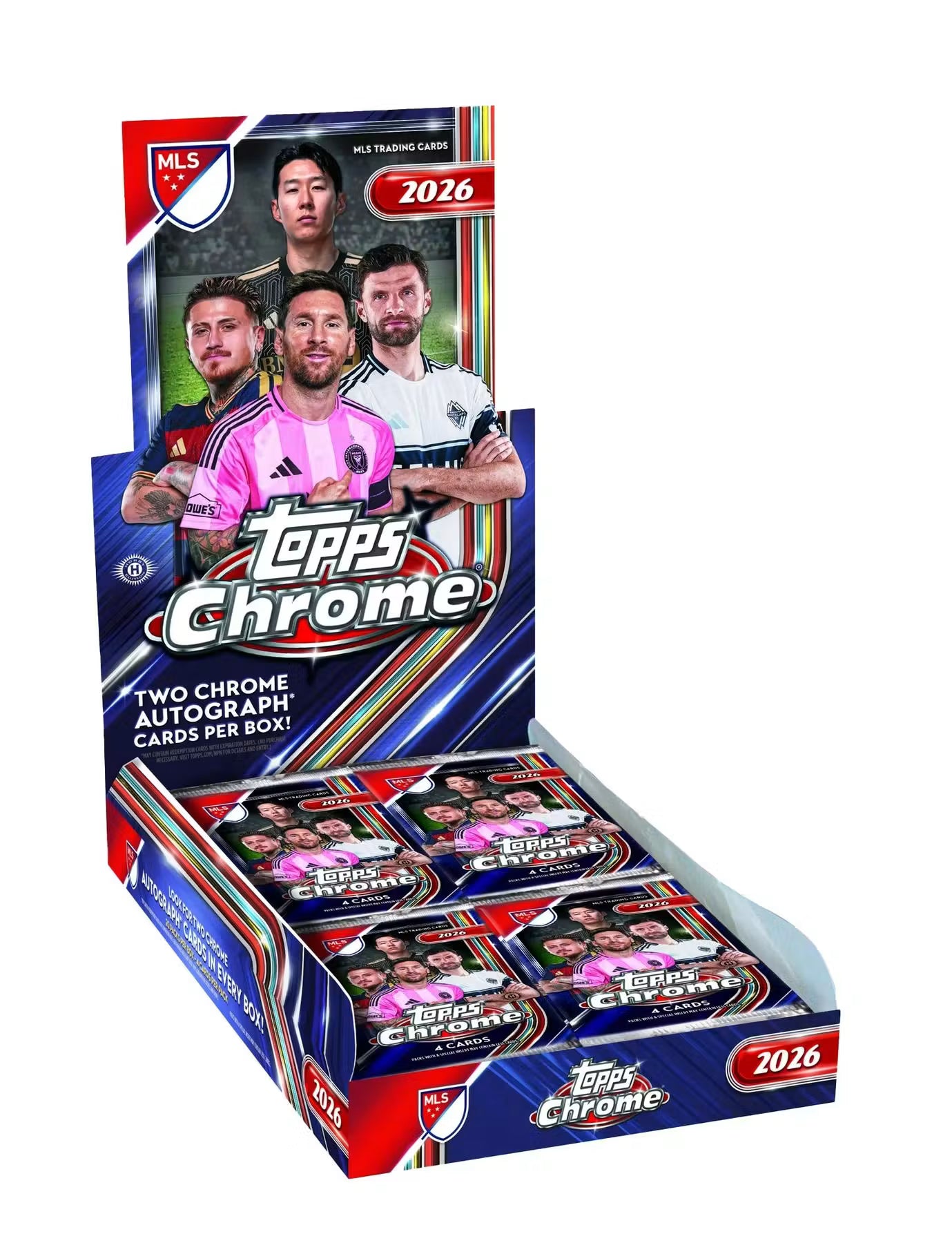 2026 Topps MLS Major League Soccer Chrome Hobby Pack (Pre Order)