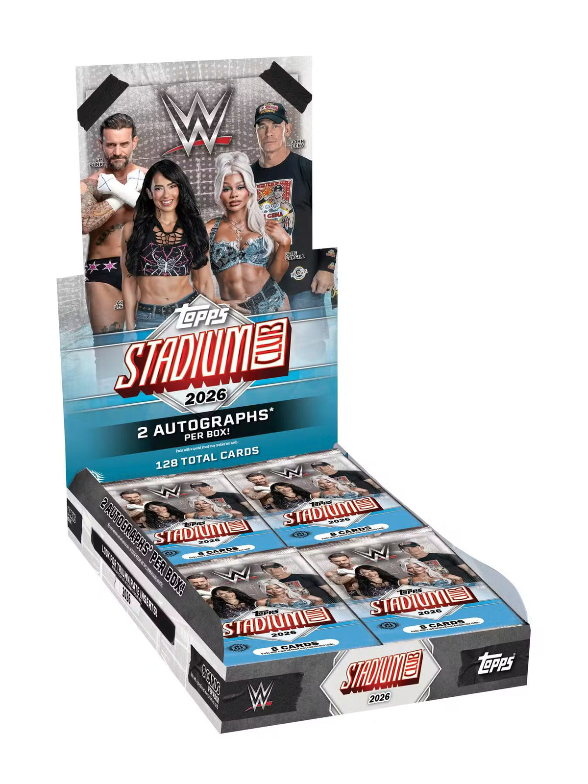 2026 Topps Stadium Club WWE Wrestling Hobby 6-Pack Bundle (Pre Order)