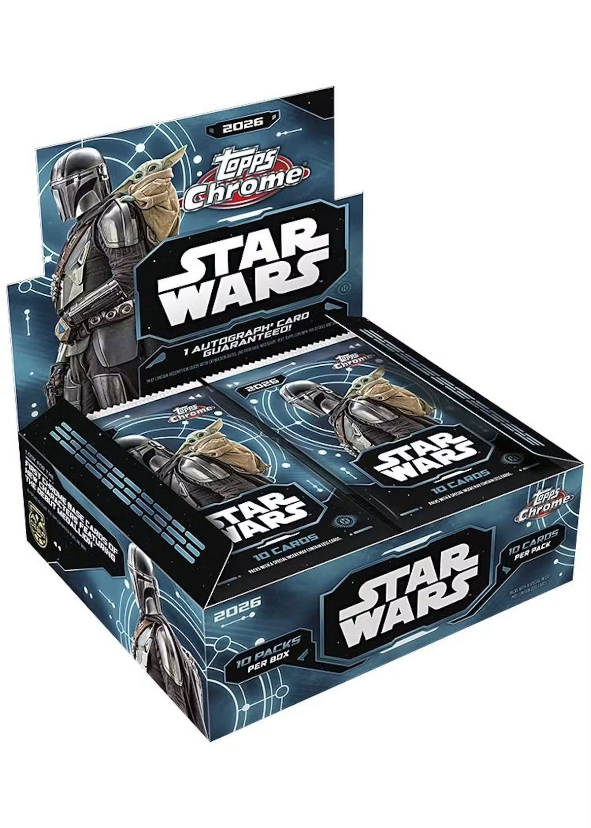 2026 Topps Star Wars Chrome Hobby 3-Pack Bundle (Presell)