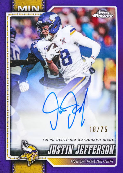 2026 Topps Chrome Football Hobby Pack (Pre Order)