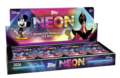 2026 Topps Disney Neon Hobby 5-Pack Bundle (Pre Order)