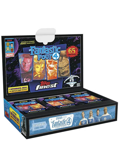 2026 Topps Finest Fantastic Four Hobby 3-Pack Bundle (Pre Order)