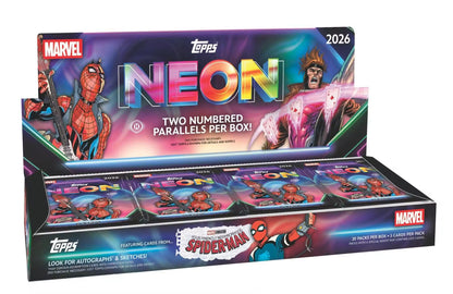 2026 Topps Marvel Neon Single Hobby Pack (Pre Order)