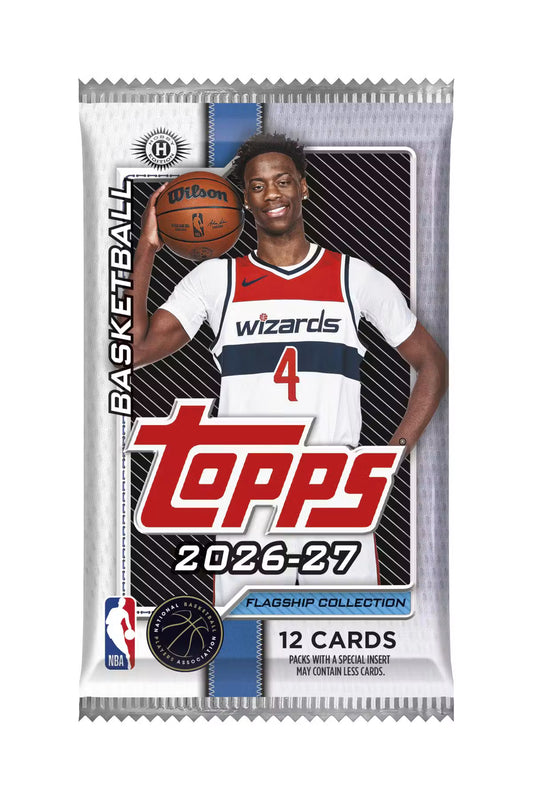 2026/27 Topps Flagship Basketball Single Hobby 8-Pack Bundle (Pre Order)