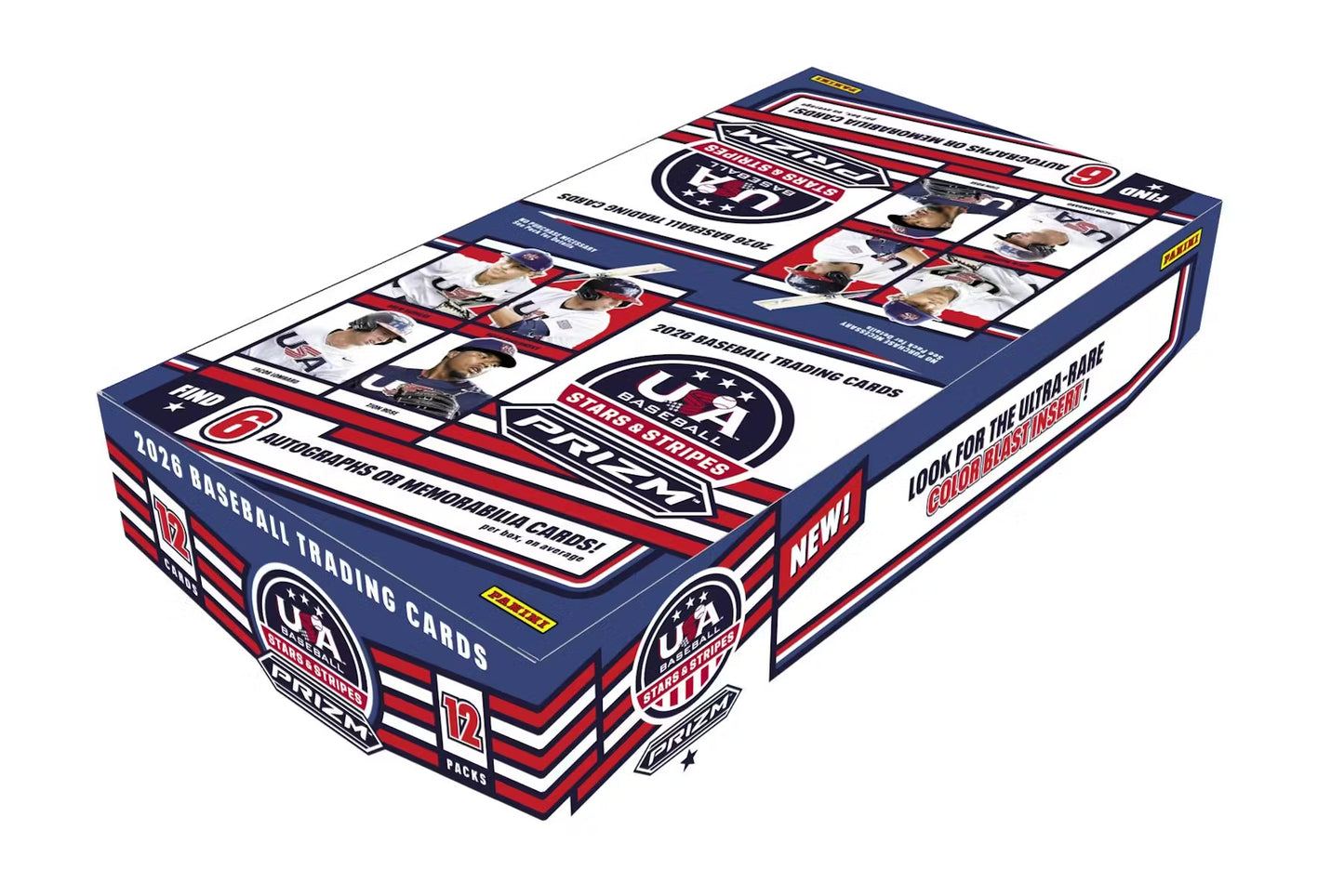 2026 Panini USA Stars & Stripes Prizm Baseball Hobby 5-Pack Bundle (Presell)