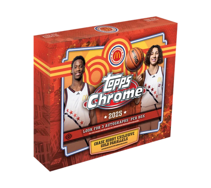 2025 Topps Chrome McDonald's All American Basketball Hobby 3-Pack Bundle (Presell)