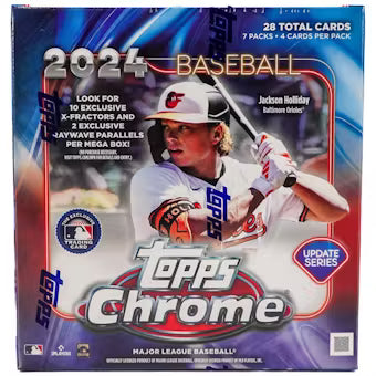 2024 Topps Chrome Update Series Baseball Mega Pack