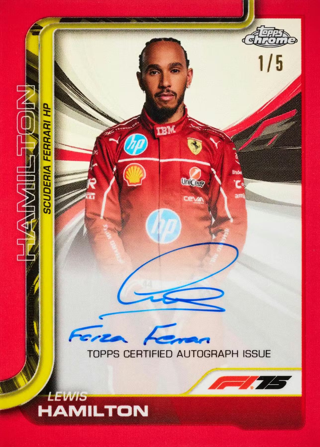 2025 Topps Chrome F1 Formula 1 Hobby Pack (Pre Order)