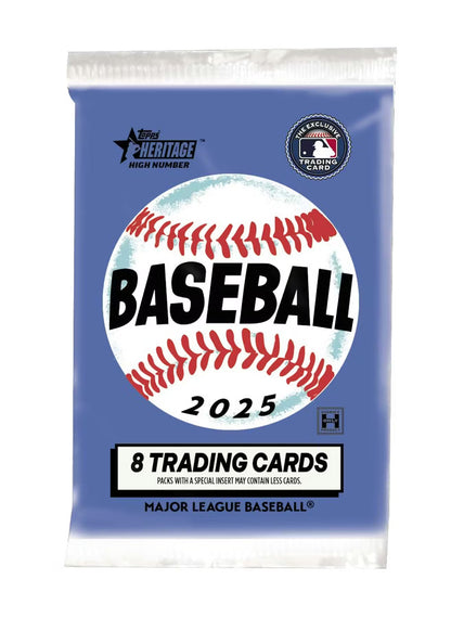 2025 Topps Heritage High Number Baseball Hobby 5-Pack Bundle (Presell)
