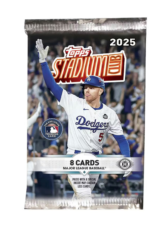 2025 Topps Stadium Club Baseball Hobby Pack (Pre Order)