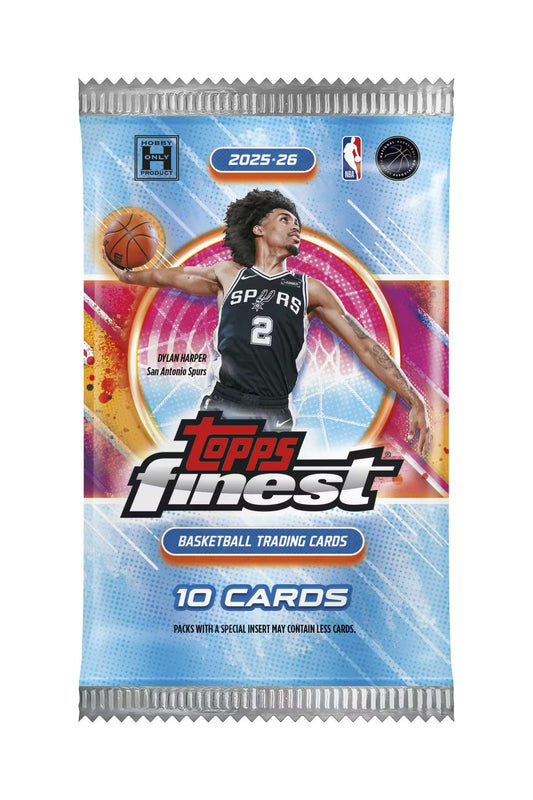 2025/26 Topps Finest Basketball Hobby Pack (Pre Order)