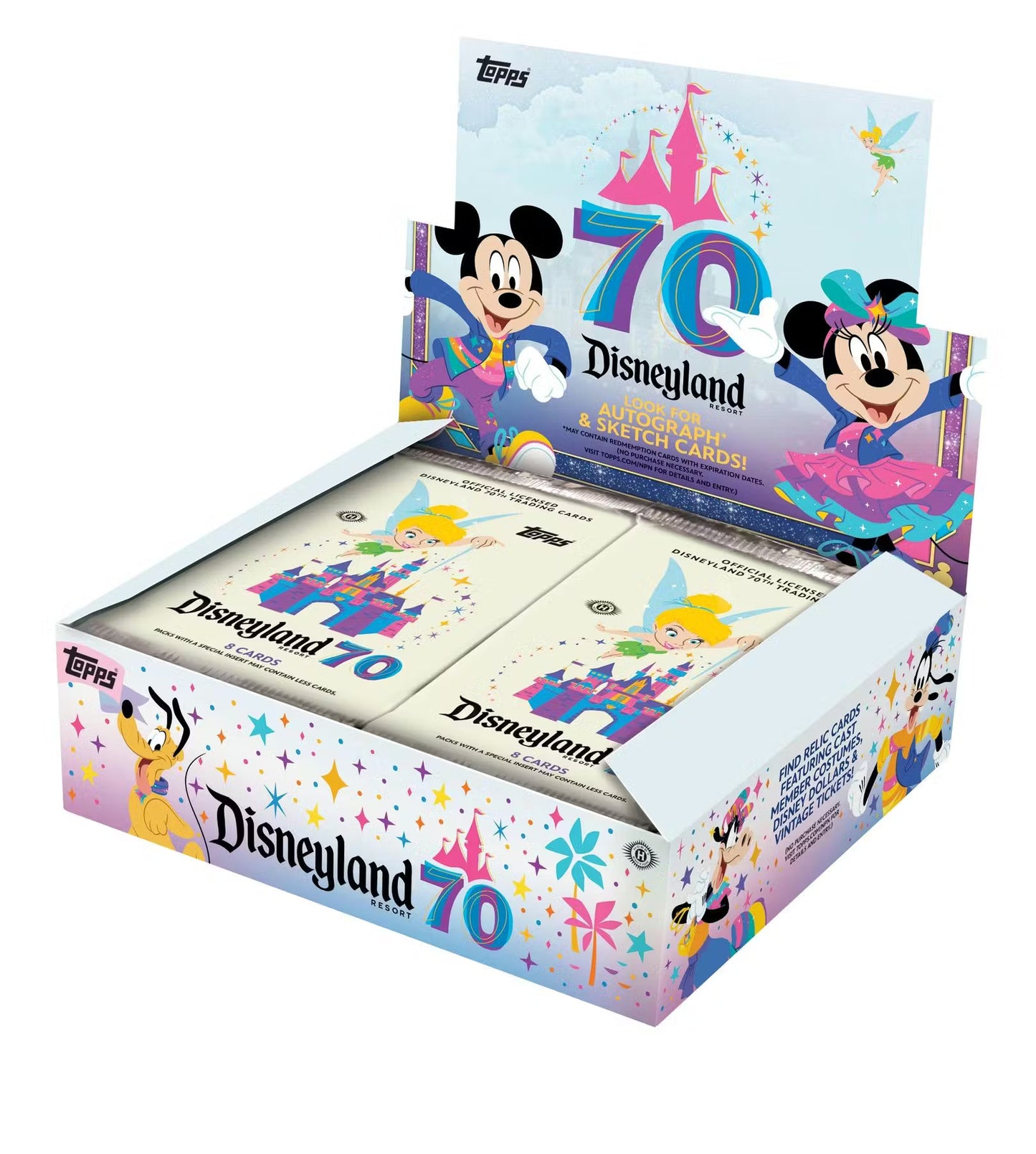 2025 Topps Disneyland 70th Anniversary Hobby 5-Pack Bundle (Pre Order)