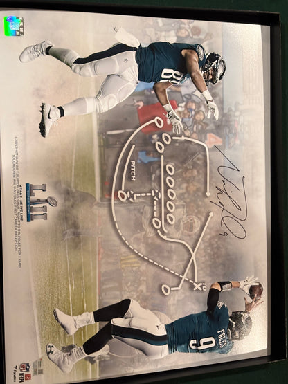 Nick Foles Philadelphia Eagles Autographed Fanatics Authentic 16" x 20" Super Bowl LII Champions Philly Special Photograph