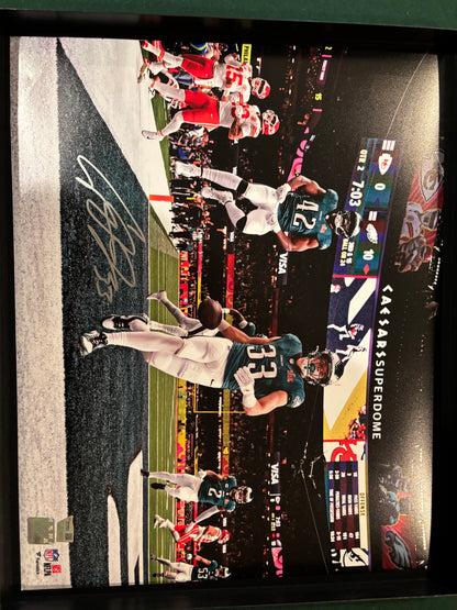 Cooper DeJean Philadelphia Eagles Autographed Fanatics Authentic Super Bowl LIX Champions 16" x 20" Photograph