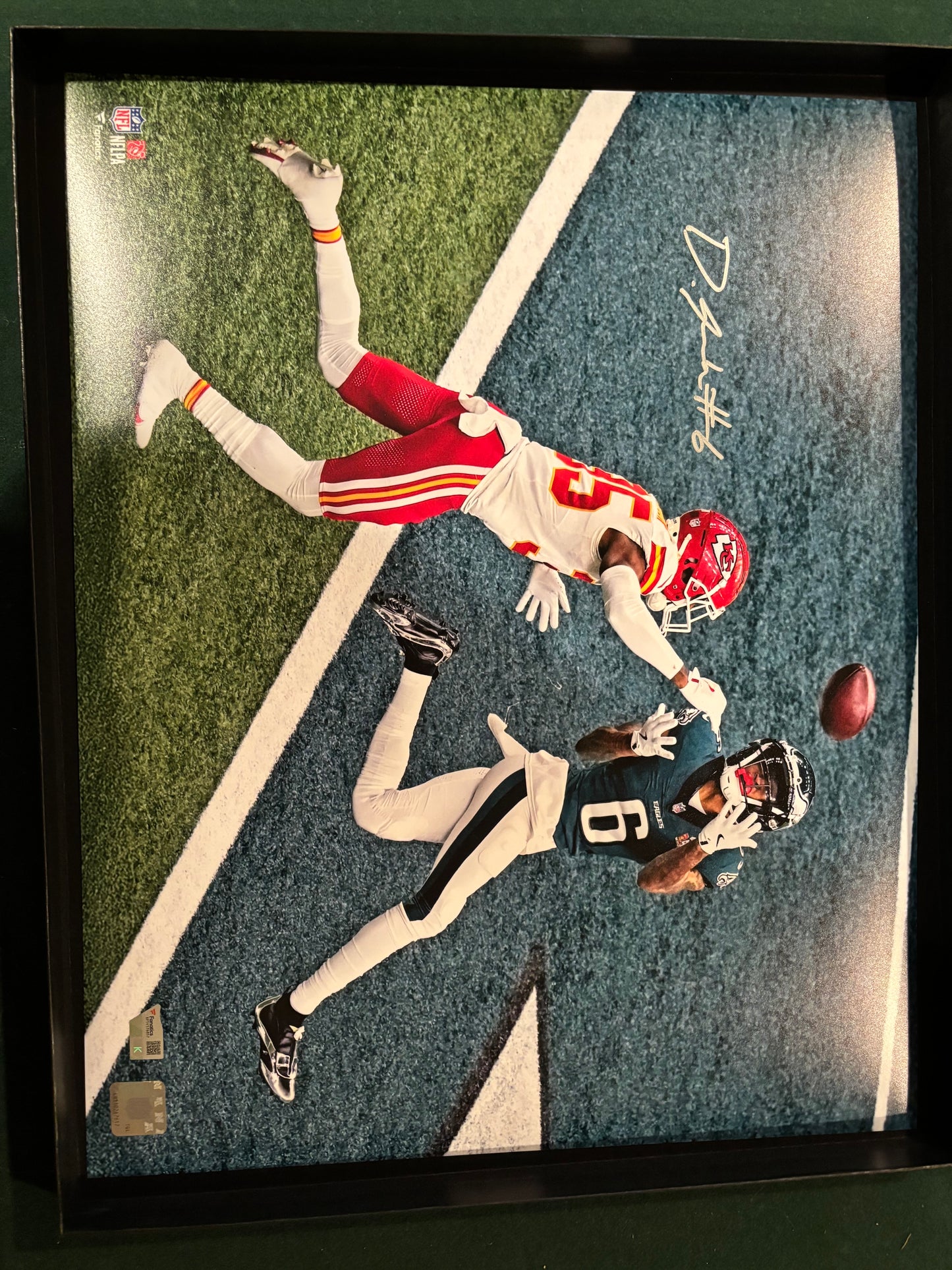 DeVonta Smith Philadelphia Eagles Autographed Fanatics Authentic Super Bowl LIX Champions 16" x 20" Photograph