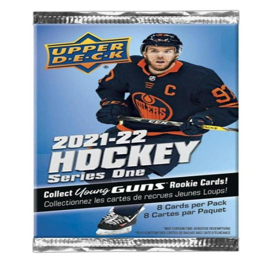 2021-22 Upper Deck NHL Series One Blaster Pack