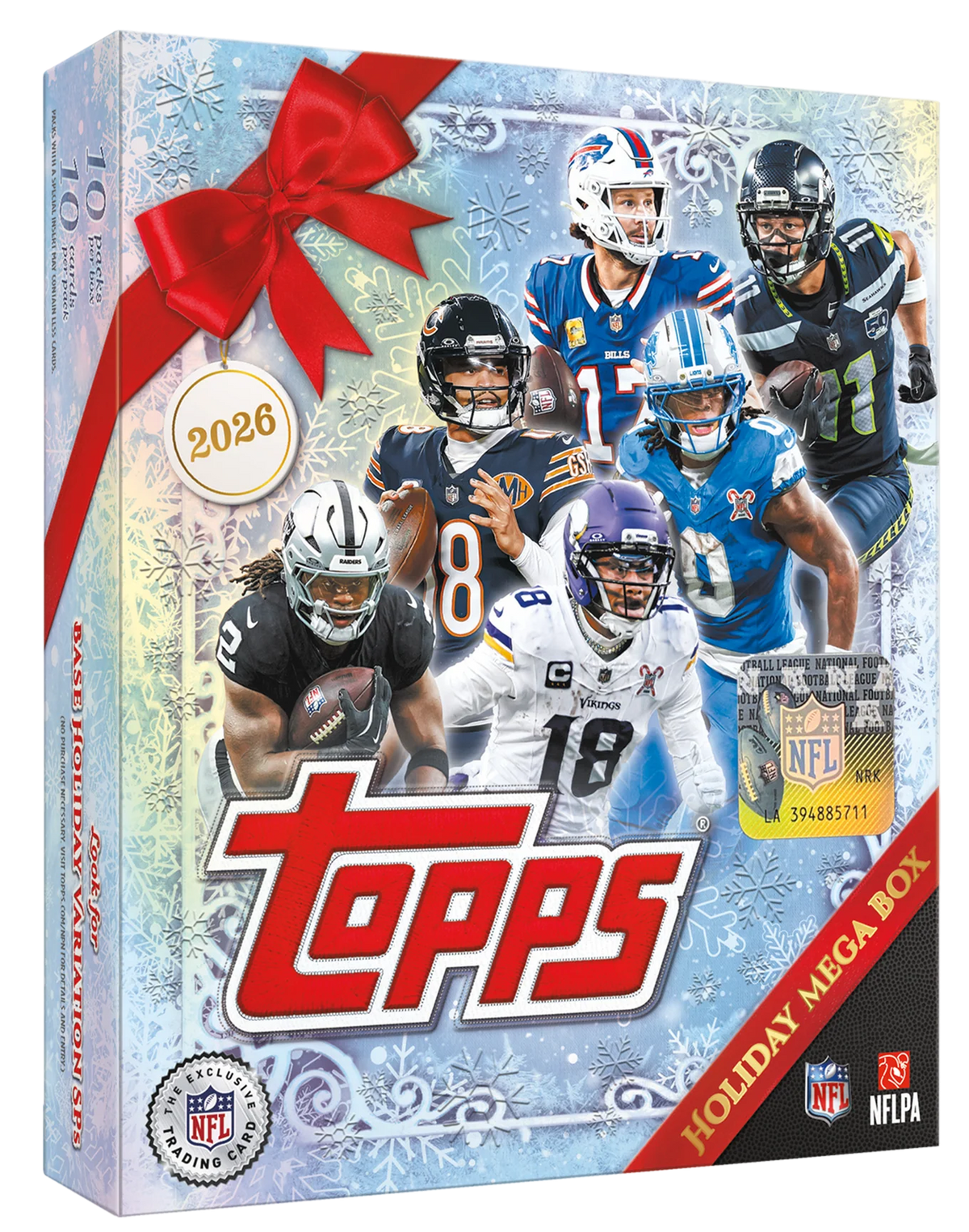 2026 Topps Holiday Football Mega Single Pack (Pre Order)