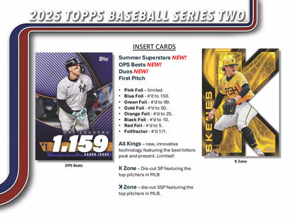 2025 Topps Series 2 Baseball Hobby Pack